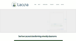 Desktop Screenshot of lacunastories.com